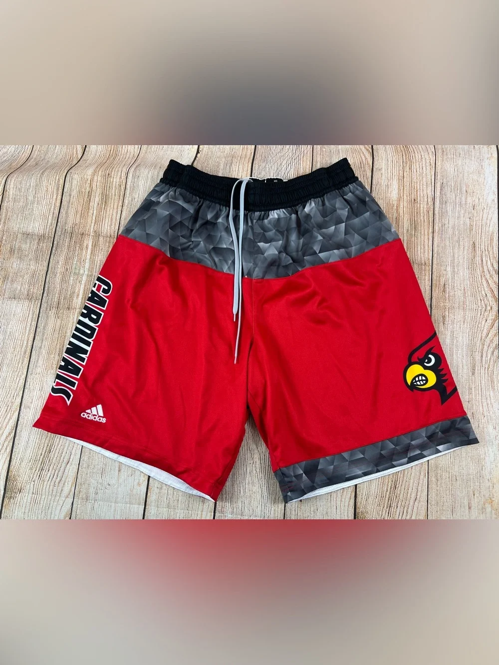 Adidas Louisville Cardinals Sample Basketball Shorts Size Large